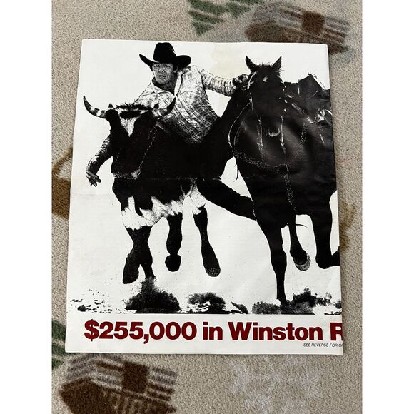 VTG Rodeo Memorabilia 1982 Winston Rodeo Series Give'em Hell Rodeo Club SIGNED - Picture 2 of 16